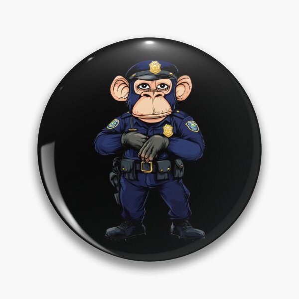 Artikelvorschau, Schimpansen Polizist / Polizei Affe entworfen und verkauft von Soulskier.