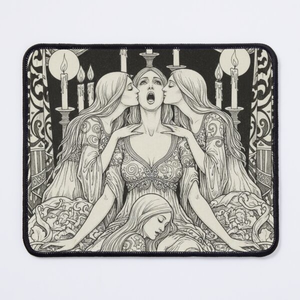 Item preview, Mythic Sapphic Tarot-style Line Art 5 designed and sold by NickWhittleArt.