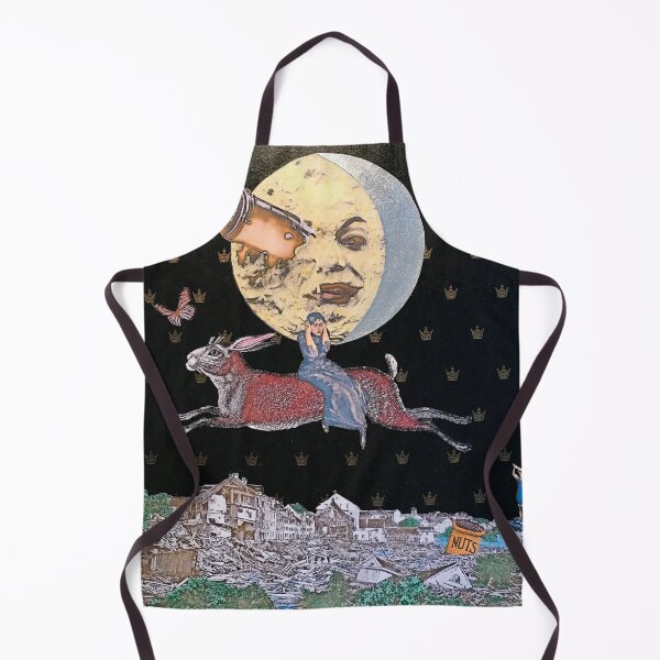 Item preview, Rabbit Moon Ride Collage designed and sold by Charlene Lanzel.