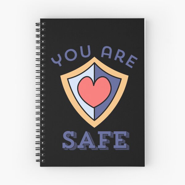 Item preview, You Are Safe – Emotional Safety Love Design with Heart Shield designed and sold by HubCreates.