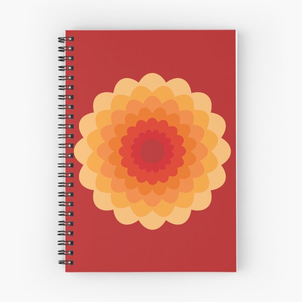 Item preview, Ember Bloom Abstract Sunburst Flower designed and sold by Laanas55.