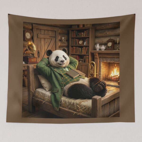 Item preview, Panda in His Cozy Den designed and sold by Tridentulus.