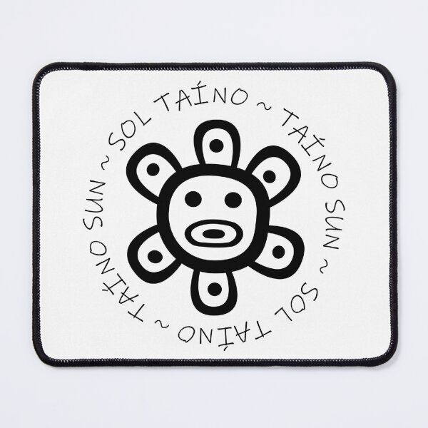 Item preview, Taino Sun Puerto Rico Tainos Symbols Black designed and sold by byDarling.