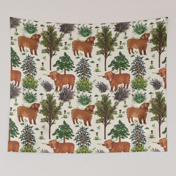 Item preview, Highland Cows in the Scottish Highlands designed and sold by IrishVikingDesigns.