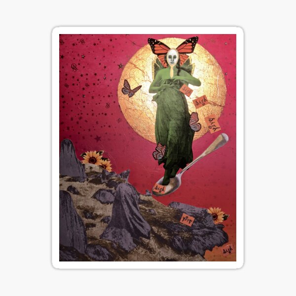 Item preview, Pandora Green Fairy Collage designed and sold by Charlene Lanzel.