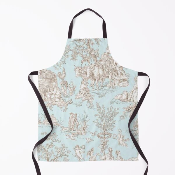 Item preview, French Country Toile Blue designed and sold by Kristina Sale.