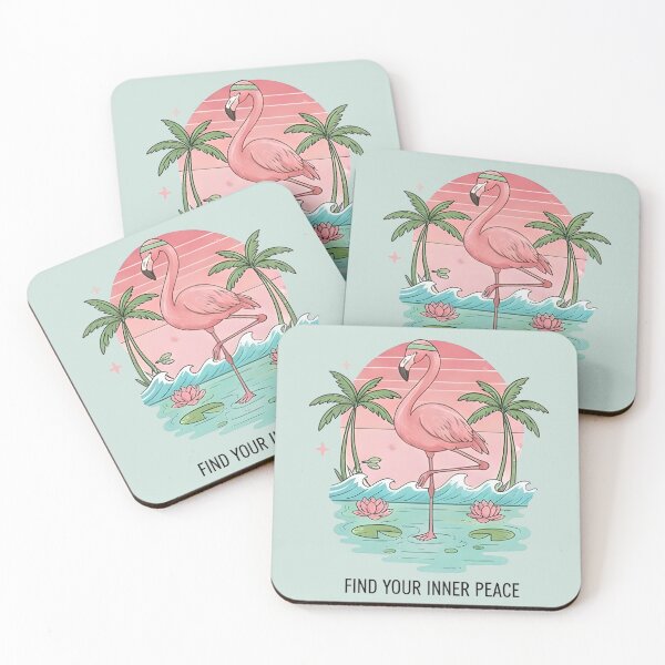 Item preview, Flamingo Zen Meditation designed and sold by Mary Ney.