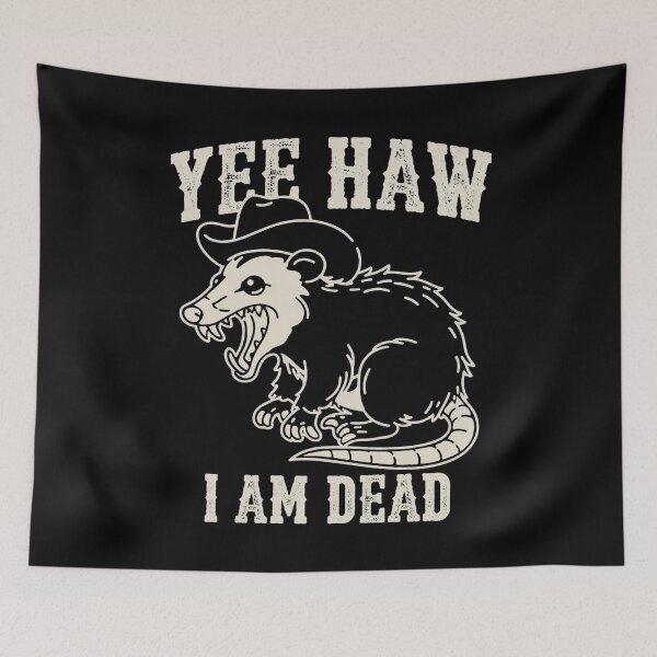 Item preview, Screaming Opossum Cowboy designed and sold by SignumShop.