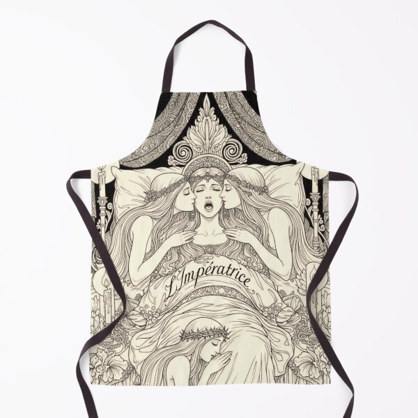 Item preview, Mythic Sapphic Tarot-style Line Art 6 designed and sold by NickWhittleArt.