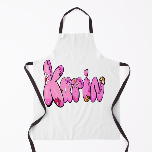 Item preview, Karin Name - Personalized (Personalised) Pink Bubble Letters Daisy Flowers Aesthetic designed and sold by Artonmytee.