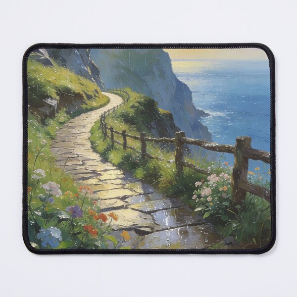 Item preview, Rainy Mountain Trail – Poster and Art Prints of Breathtaking Landscapes designed and sold by Williams Anderson.