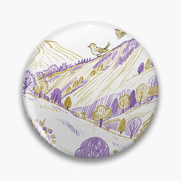 Item preview, Lavender Valleys and Golden Alpine Peaks designed and sold by zzz888.