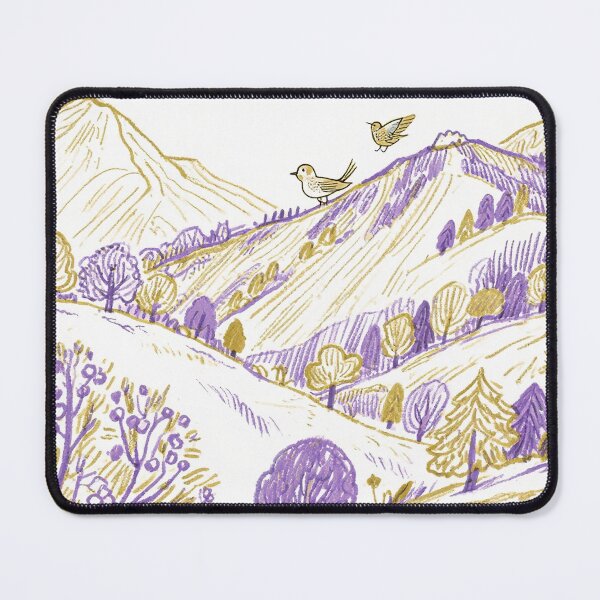 Item preview, Lavender Valleys and Golden Alpine Peaks designed and sold by zzz888.