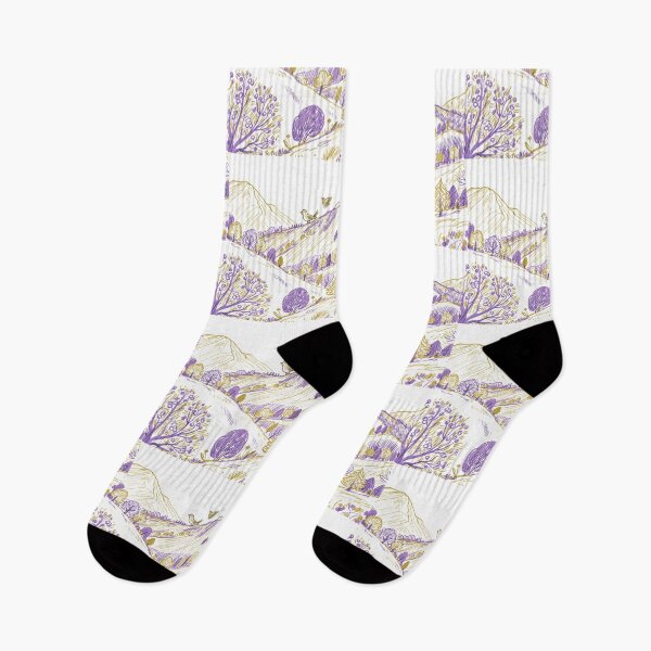 Item preview, Lavender Valleys and Golden Alpine Peaks designed and sold by zzz888.