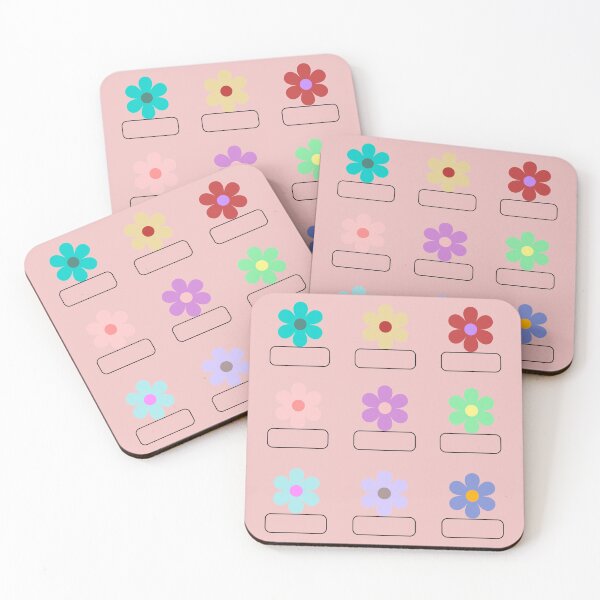 Item preview, Daisy Colorful Name Tags Labels Flowers Stickers Prints Posters Wall Art Magnet Home Coffee Cup Decoration TShirt Stationary Notebook Magnet Hat Kitchen Work School Office Redbubble Shop designed and sold by Saritas Boutique Shop.