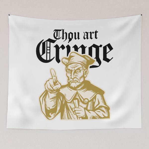 Item preview, THOU ART CRINGE designed and sold by SignumShop.
