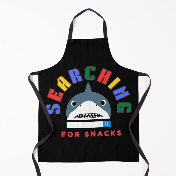 Item preview, Funny Shark Internet Search Bar Snack Hunter Art designed and sold by ChathuStrokes.