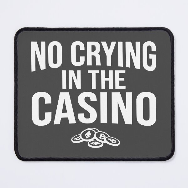Item preview, Crypto Quote - No Crying In The Casino designed and sold by WAMTEES.