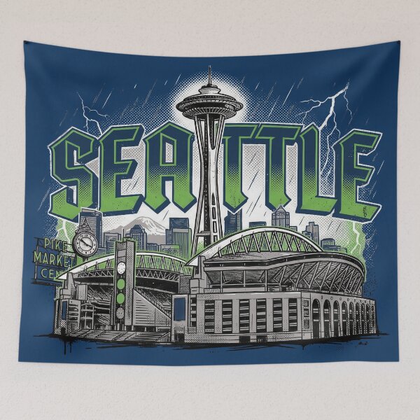 Item preview, Seattle Illumenated designed and sold by FanFocusedTees.