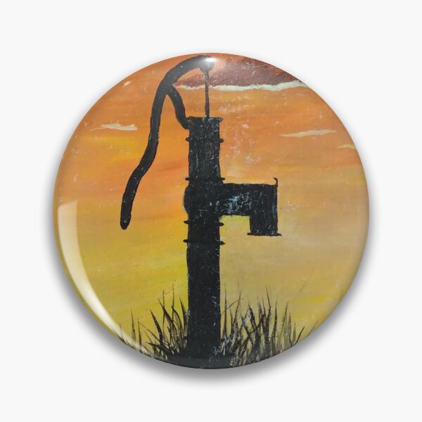 Item preview, Water Pump at Sunset  designed and sold by Matt Starr Fine Art .