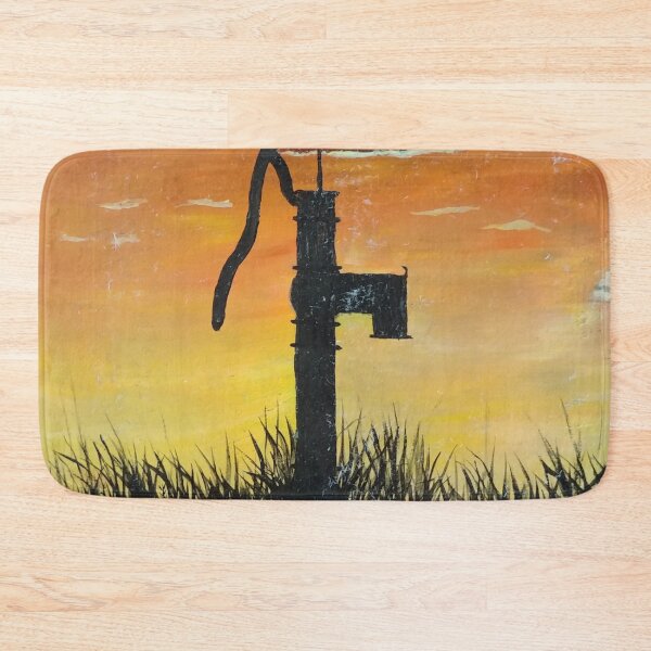 Item preview, Water Pump at Sunset  designed and sold by Matt Starr Fine Art .