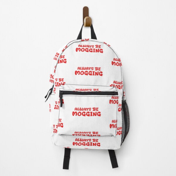 Item preview, Always Be Mogging, Red Bold Quotes designed and sold by Memes N Lore .
