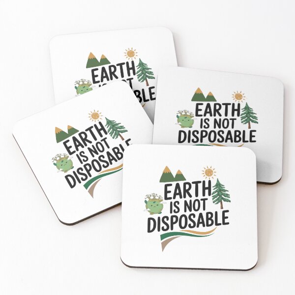 Item preview, Earth Is Not Disposable | Eco Awareness Nature T-Shirt designed and sold by RALYSHOP.