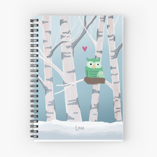 Item preview, Owls in Birches designed and sold by Morrison Witchery.