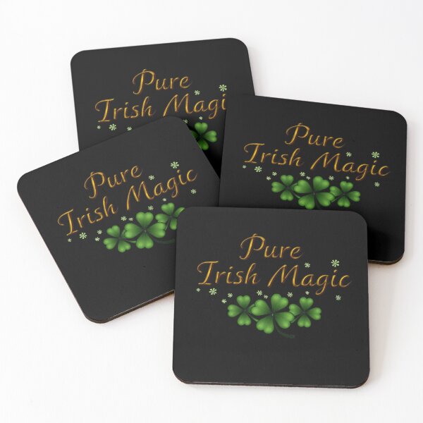 Item preview, Pure Irish Magic Patricks Day Shamrock Luck Happy funny T-shirt designed and sold by MalwasBasket.