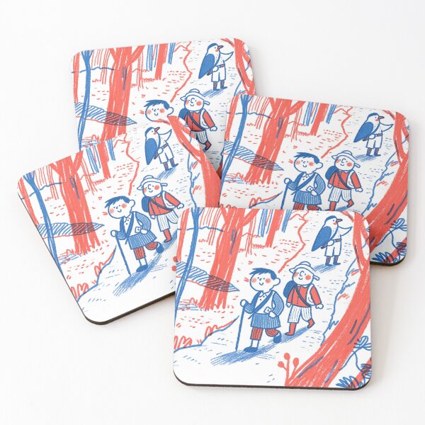 Item preview, Whimsical Forest Hiking Adventure with Scout Bird designed and sold by zzz888.
