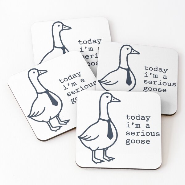 Item preview, Today I'm A Serious Goose - Funny Silly Goose  designed and sold by ZBIFBOUETLA.