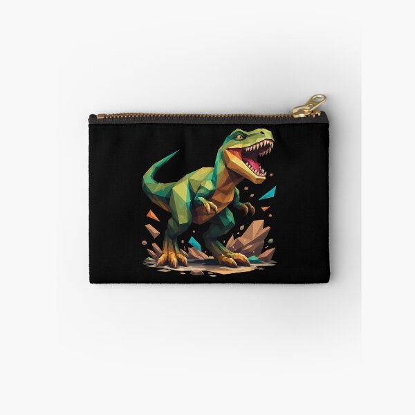 Item preview, Low Poly Geometric T-Rex Dinosaur Roaring Art designed and sold by Mikoff04-arts.