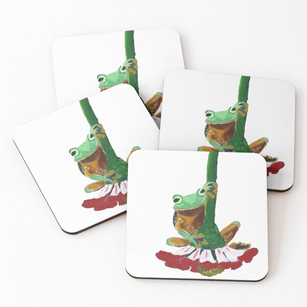Item preview, Frog on Flower designed and sold by BB Creative Art Shop.