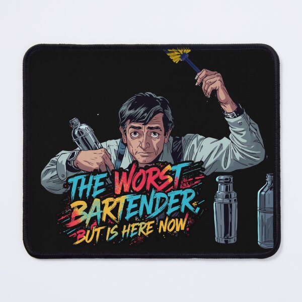 Item preview, The Worst Bartender, But is here now. Retro style designed and sold by Mosogoloso.