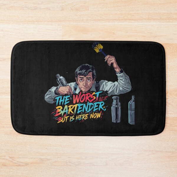 Item preview, The Worst Bartender, But is here now. Retro style designed and sold by Mosogoloso.