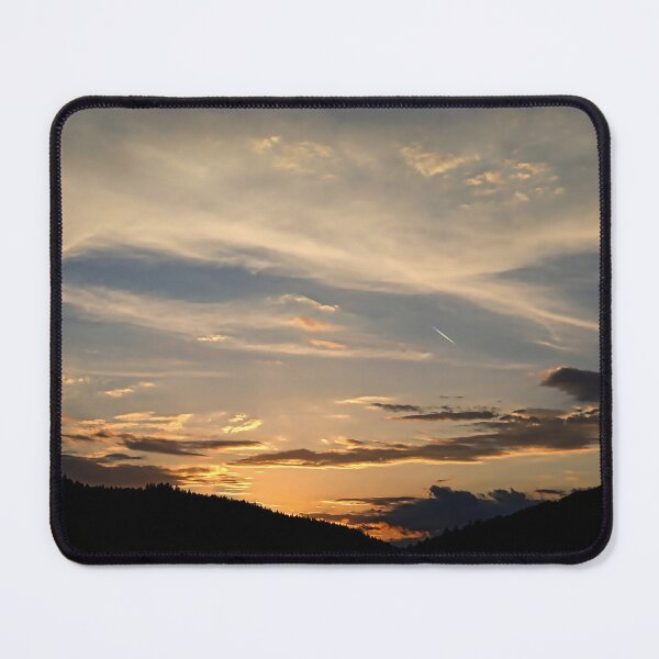 Item preview, Magical sunset in the cloudy sky between the hills. designed and sold by NaturePhotography.