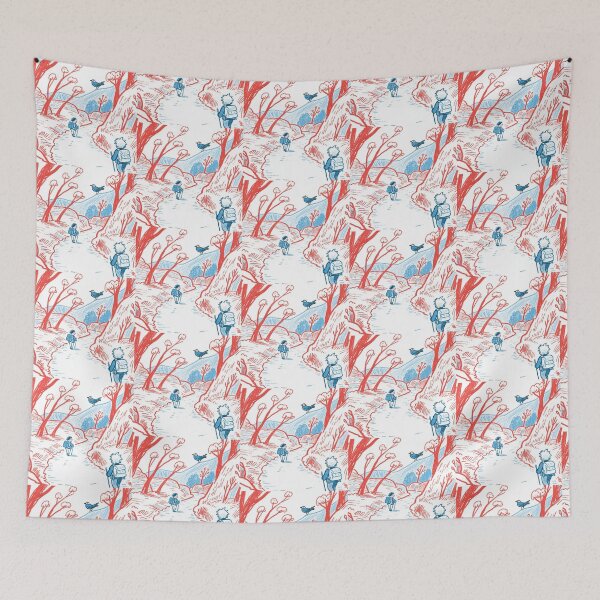 Item preview, Bluebird Lookout on the Red Mountain Path designed and sold by zzz888.