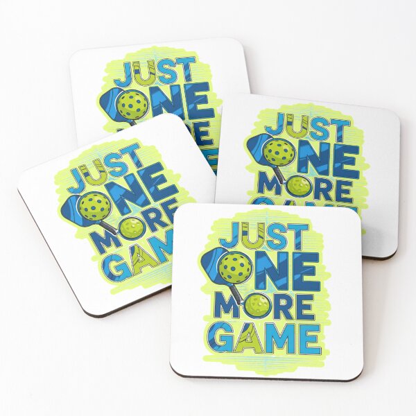 Item preview, The Court-Side Essential: 'Just One More Game' Aesthetic Pickleball Tee designed and sold by FitEnvy.