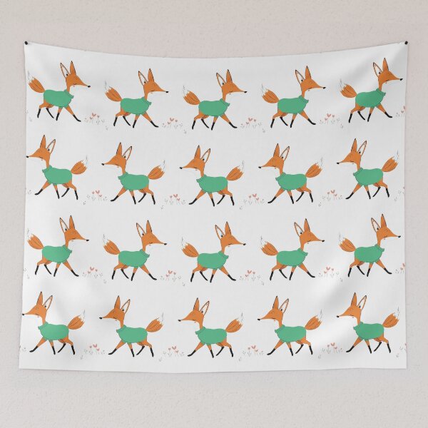 Item preview, Fox in Sweater Illustration | Fox Art designed and sold by UnhingedBird.