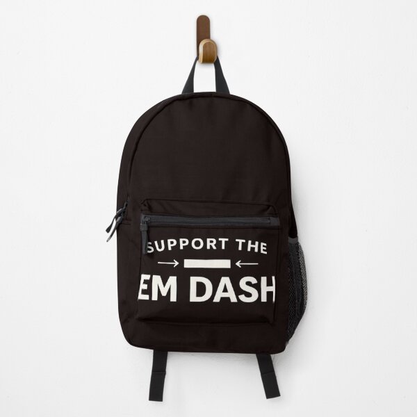 Item preview, Support the Em Dash – Minimalist Grammar Humor Typography Design for Writers designed and sold by Spiral Studio.