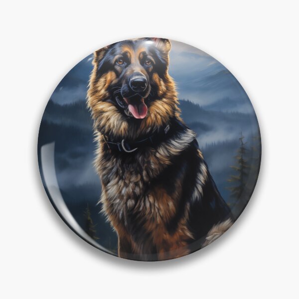 Item preview, German Shepherd on a Mountain designed and sold by PetsArt.