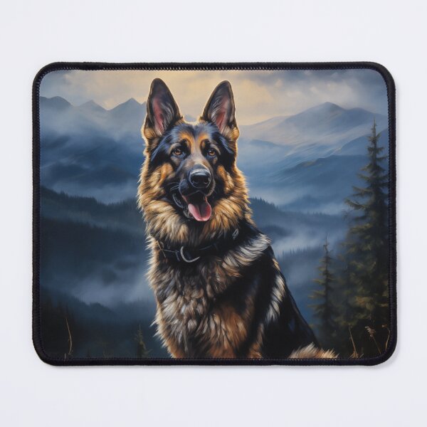 Item preview, German Shepherd on a Mountain designed and sold by PetsArt.