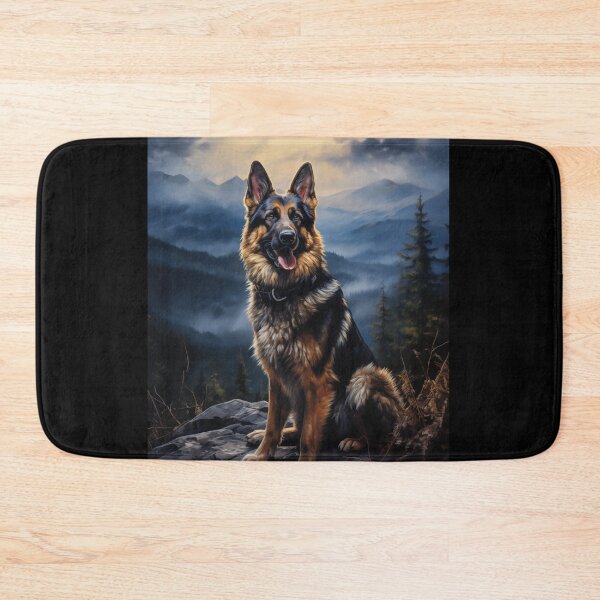 Item preview, German Shepherd on a Mountain designed and sold by PetsArt.