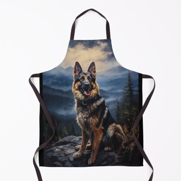 Item preview, German Shepherd on a Mountain designed and sold by PetsArt.