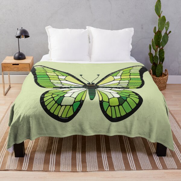 Item preview, mosaic Ornithoptera priamus butterfly designed and sold by designmari.