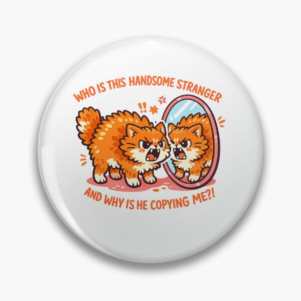 Item preview, Funny Cat Mirror Image Humor Gift For Cat Owners designed and sold by mdimac.