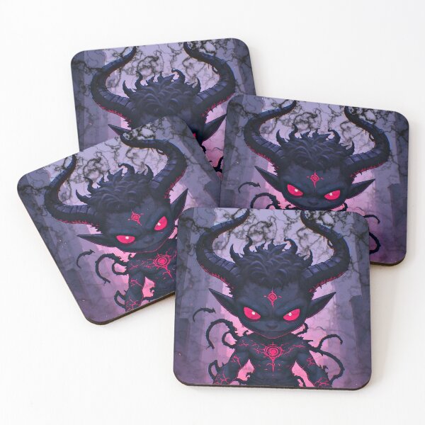 Item preview, Dark Demon Chibi Cute Evil Fantasy Art designed and sold by Neer arts.