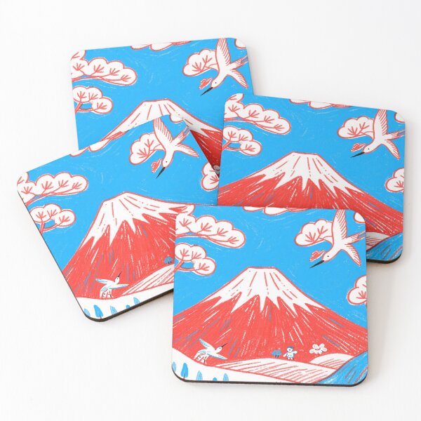 Item preview, Majestic Crimson Peak and Soaring Cranes designed and sold by zzz888.