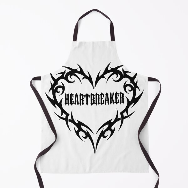 Item preview, Heartbreaker Neo Tribal Y2K Black Tattoo Heart designed and sold by DigitalAnnaBanana.
