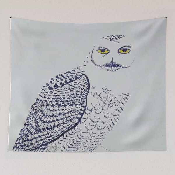 Item preview, Snowy Owl on Post  designed and sold by Matt Starr Fine Art .
